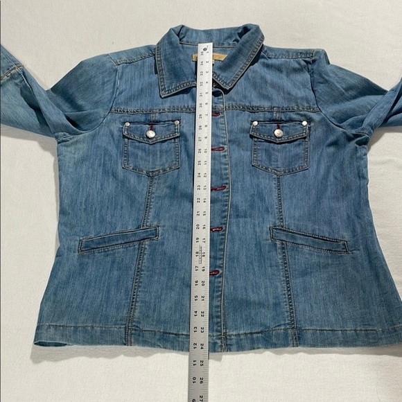 Motto Blue Jean Jacket Relaxed Fit Medium EUC - Picture 11 of 12